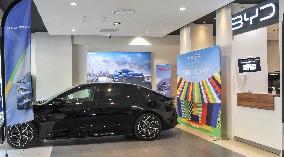 Illustration - Paris BYD Cars Showroom