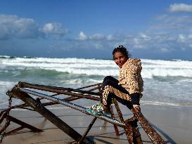 Tents Damaged By Storms - Khan Yunis