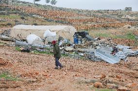 Life in Tents After Demolition - Palestine