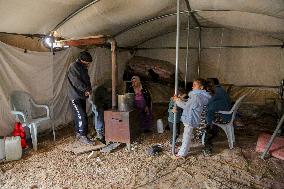 Life in Tents After Demolition - Palestine