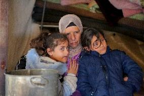 Life in Tents After Demolition - Palestine