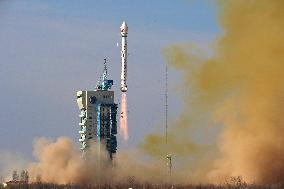 Long March-4B Rocket Launches Tianhui-7 Satellite - Jiuquan