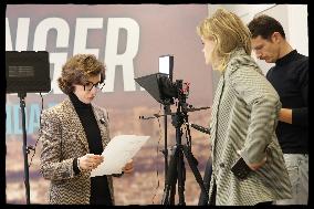 Exclusive - Rachida Dati At Campaign Headquarters - Paris