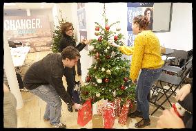 Exclusive - Rachida Dati At Campaign Headquarters - Paris