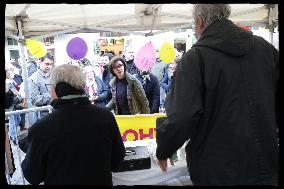 Exclusive - Rachida Dati At Montmartre Visit - Paris