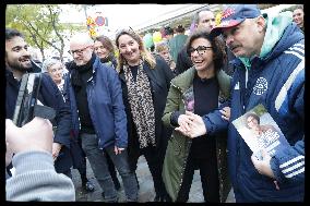 Exclusive - Rachida Dati At Montmartre Visit - Paris