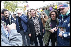Exclusive - Rachida Dati At Montmartre Visit - Paris