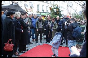 Exclusive - Rachida Dati At Montmartre Visit - Paris