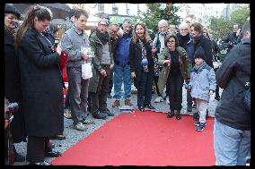 Exclusive - Rachida Dati At Montmartre Visit - Paris