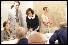 Exclusive - Rachida Dati At Jean Baptiste Carpeaux Retirement Home - Paris