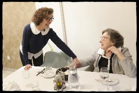 Exclusive - Rachida Dati At Jean Baptiste Carpeaux Retirement Home - Paris