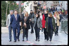 Exclusive - Rachida Dati At Hotel De Ville Parvis - Paris