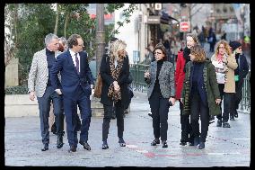 Exclusive - Rachida Dati At Hotel De Ville Parvis - Paris