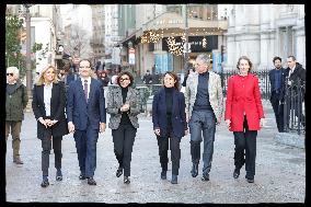 Exclusive - Rachida Dati At Hotel De Ville Parvis - Paris
