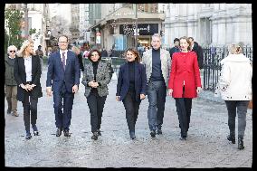 Exclusive - Rachida Dati At Hotel De Ville Parvis - Paris