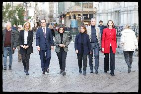 Exclusive - Rachida Dati At Hotel De Ville Parvis - Paris