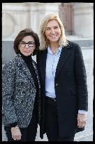 Exclusive - Rachida Dati At Hotel De Ville Parvis - Paris