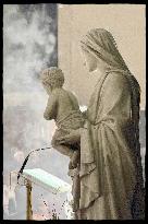 Exclusive - Rachida Dati At Christmas Family Mass - Paris