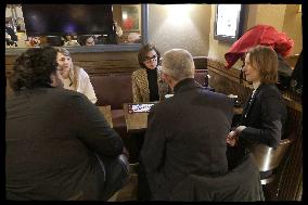 Exclusive - Rachida Dati At Avenue General Leclerc Visit - Paris