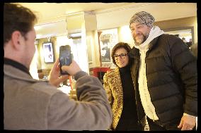 Exclusive - Rachida Dati At Avenue General Leclerc Visit - Paris