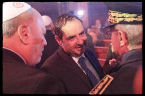 Rachida Dati At Grande Synagogue De La Victoire - Paris