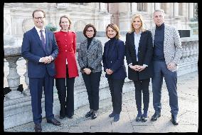 Exclusive - Rachida Dati At Hotel De Ville Parvis - Paris