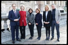 Exclusive - Rachida Dati At Hotel De Ville Parvis - Paris