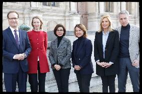 Exclusive - Rachida Dati At Hotel De Ville Parvis - Paris