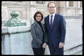Exclusive - Rachida Dati At Hotel De Ville Parvis - Paris