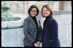 Exclusive - Rachida Dati At Hotel De Ville Parvis - Paris