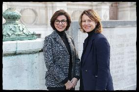 Exclusive - Rachida Dati At Hotel De Ville Parvis - Paris