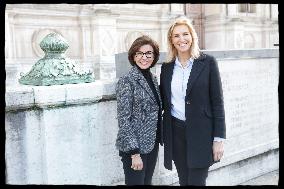 Exclusive - Rachida Dati At Hotel De Ville Parvis - Paris