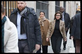 Exclusive - Rachida Dati Meets With Nuns - Paris