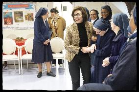 Exclusive - Rachida Dati Meets With Nuns - Paris