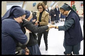 Exclusive - Rachida Dati Meets With Nuns - Paris