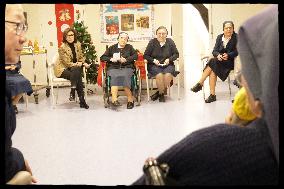 Exclusive - Rachida Dati Meets With Nuns - Paris