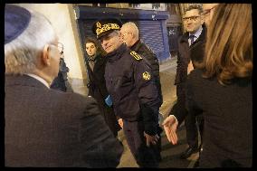 Rachida Dati At Grande Synagogue De La Victoire - Paris