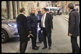 Rachida Dati At Grande Synagogue De La Victoire - Paris