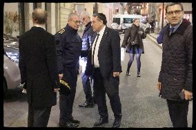 Rachida Dati At Grande Synagogue De La Victoire - Paris