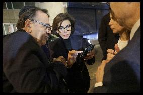 Rachida Dati At Grande Synagogue De La Victoire - Paris