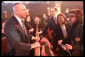 Rachida Dati At Grande Synagogue De La Victoire - Paris