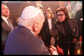 Rachida Dati At Grande Synagogue De La Victoire - Paris