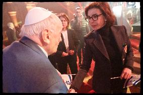 Rachida Dati At Grande Synagogue De La Victoire - Paris