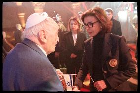 Rachida Dati At Grande Synagogue De La Victoire - Paris