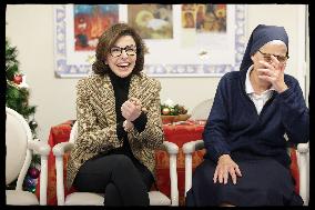 Exclusive - Rachida Dati Meets With Nuns - Paris