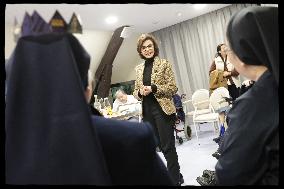 Exclusive - Rachida Dati Meets With Nuns - Paris