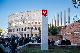 Colosseum and Porta Metronia Stations Open - Rome