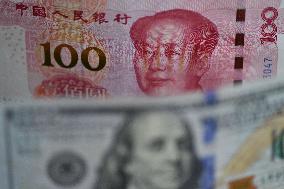 USD RMB Banknotes