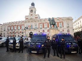 Madrid Police Headquarters Presents New Years Eve Security Plan - Madrid