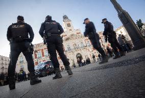 Madrid Police Headquarters Presents New Years Eve Security Plan - Madrid